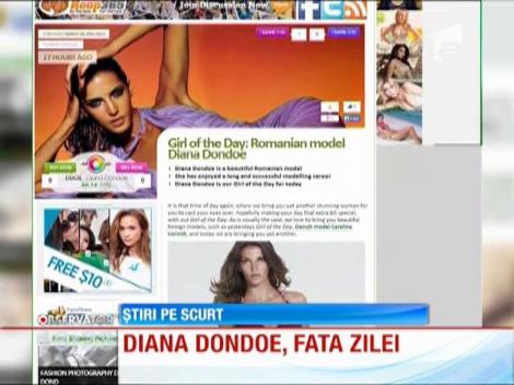 Românca Diana Dondoe, aleasă "Fata Zilei" de o publicaţie tabloid din Asia