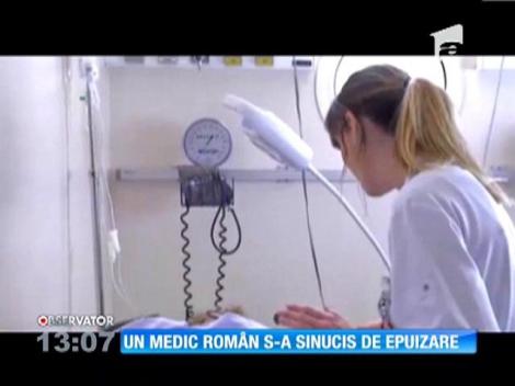 Un medic român s-a sinucis de epuizare