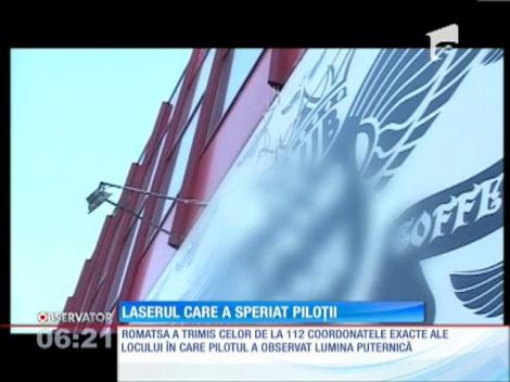 Un laser folosit de un club din oraşul Motru a pus în pericol traficul aerian