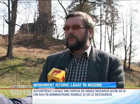 Monument istoric lăsat în mizerie