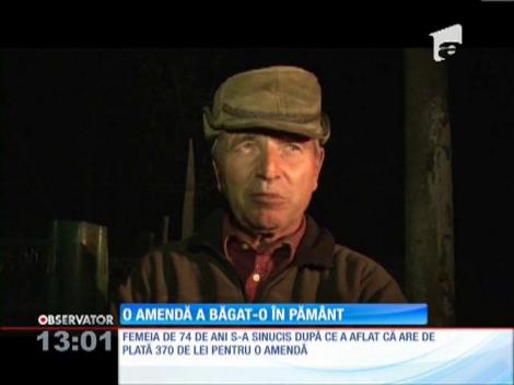 O amendă a băgat-o în pământ