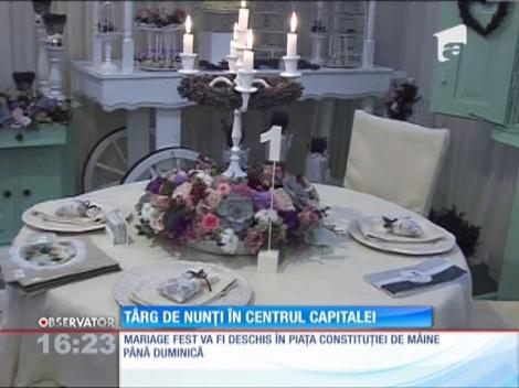 Targ de nunţi în centrul Capitalei