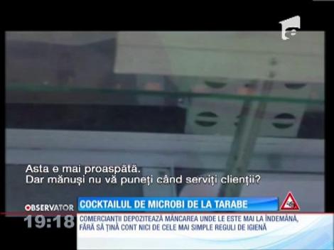Unii comercianţi nu ţin cont nici de cele mai simple reguli de igienă