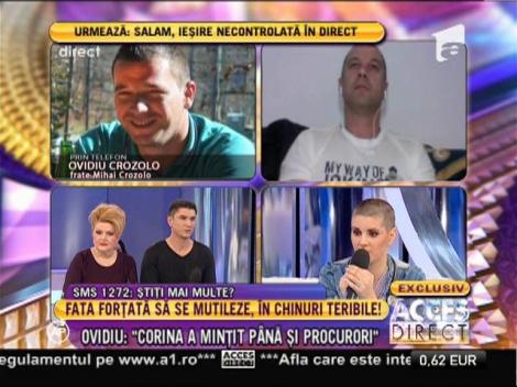 Fratele celui acuzat că şi-a terorizat fosta iubită: "Corina s-a tuns ca să nu ajungă la puşcărie"