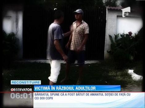 Si-a izbit copilul de beton dupa ce şi-a prins soţia cu amantull