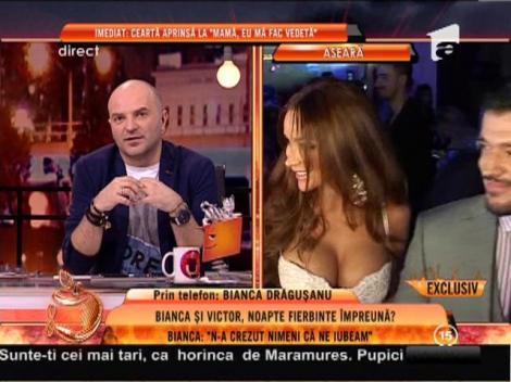 Bianca Drăgușanu: "Am încheiat socotelile cu Cristea. Victor reprezintă un sprijin şi un echilibru pentru mine"