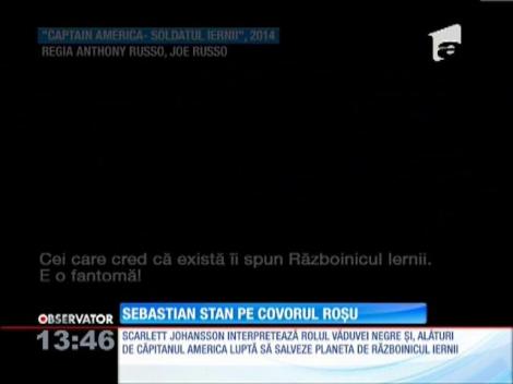Sebastian Stan pe covorul roşu