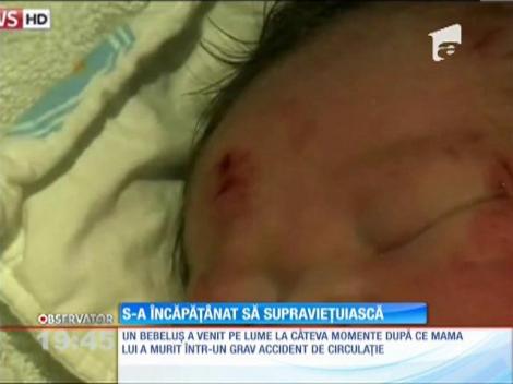 A venit pe lume la câteva momente după ce mama lui a fost implicată într-un grav accident de circulaţie