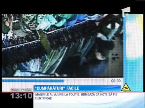 Filmaţi în timp ce furau