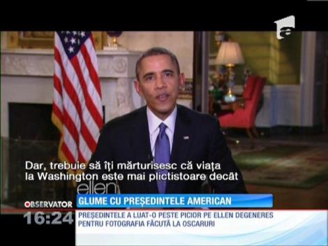 Glume cu preşedintele american