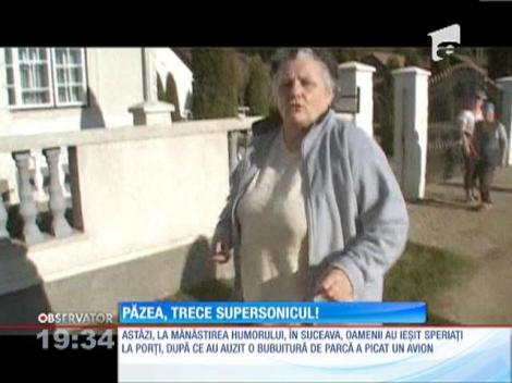 Speriaţi de un avion supersonic