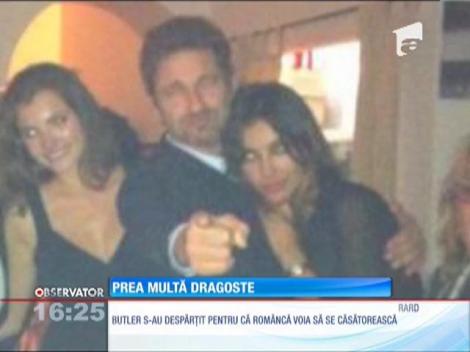 Mădălina Ghenea şi Gerard Butler s-ar fi despărţit pentru că românca vroia să devină mireasă