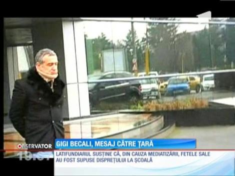 Gigi Becali vrea să sufere în tăcere!