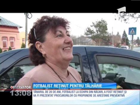 Fotbalist reţinut pentru tâlhărie