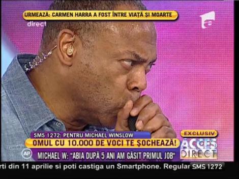 Michael Winslow, cel mai cunoscut personaj din Academia de Poliţie, a poposit în România!
