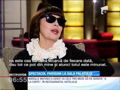 Mireille Mathieu, concert la Sala Palatului