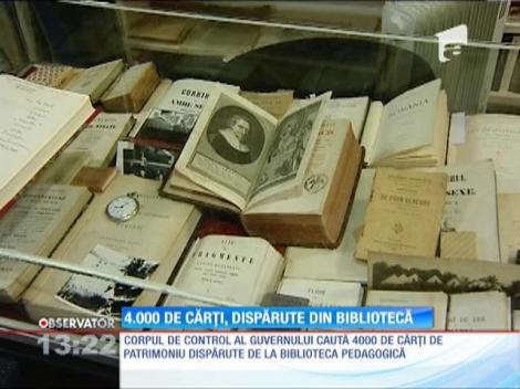 4 mii de cărţi, dispărute din bibliotecă