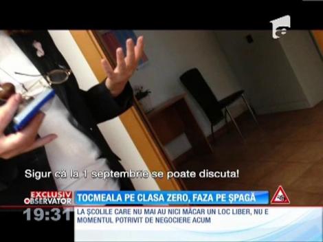 Tocmeala pe clasa 0, faza pe șpagă