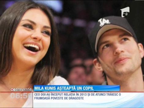 Mila Kunis, însărcinată în 4 luni
