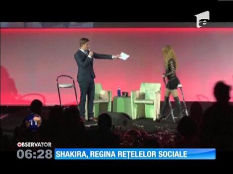 Shakira a devenit cea mai populară vedetă de pe reţeaua de socializare Facebook