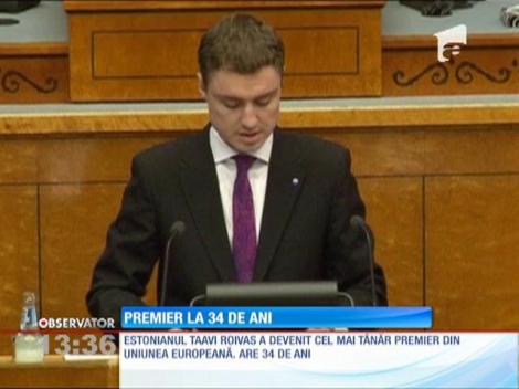 Cel mai tânăr premier al unei ţări din Uniunea Europeană este un estonian
