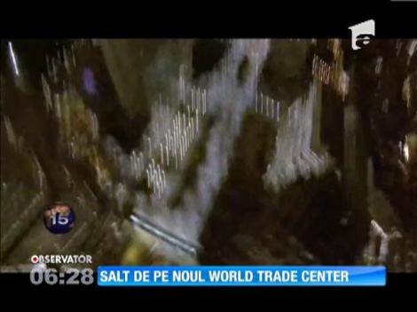 Salt cu paraşuta de pe noul World Trade Center