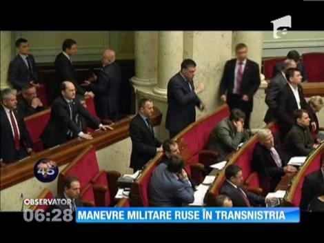 Manevre militare ruse în Transnistria