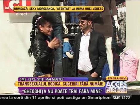 Transsexualul Rodica a făcut cuceriri fără număr în centrul Capitalei!