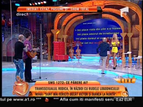 Gheorghiță i-a cântat o serenadă transsexualului Rodica!