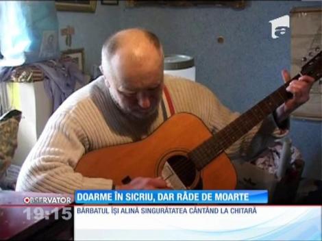 Un bărbat din Ialomiţa doarme în sicriu