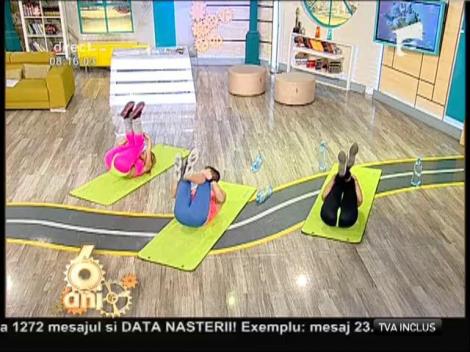 Exerciţii care te scapă de durerile de spate