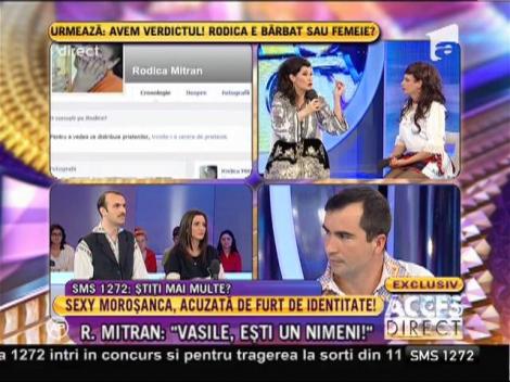 Rodica Mitran o acuză pe "Sexy" Moroşanca de furt de identitate