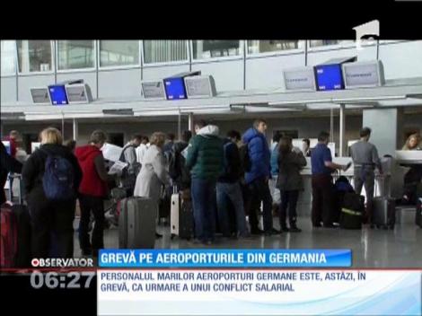 Grevă pe aeroporturile din Germania