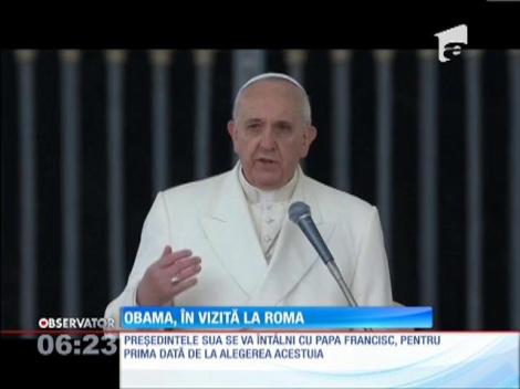 Barack Obama, întâlnire cu Papa Francisc
