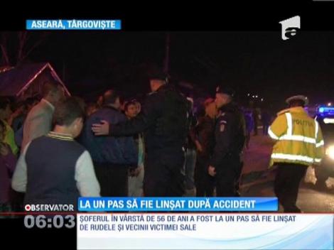 La un pas să fie linşat după accident