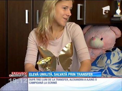 Elevă umilită, salvată prin transfer