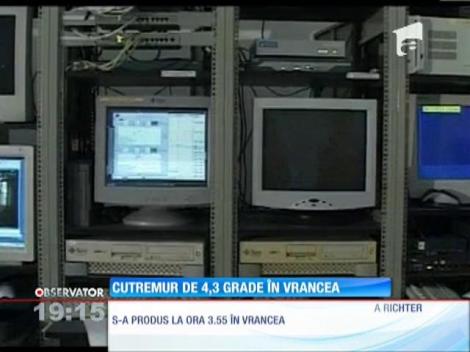 Cutremur de 4,3 grade în Vrancea