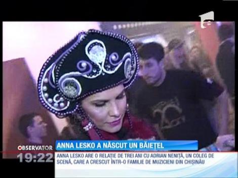 Anna Lesko a născut un băiețel