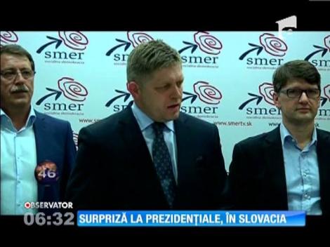 Surpriză la prezidențiale, în Slovacia