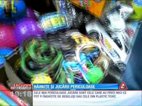 Hăinuțe și jucării periculoase