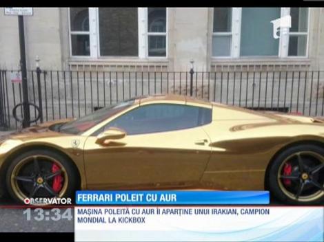 Ferarri poleit cu aur