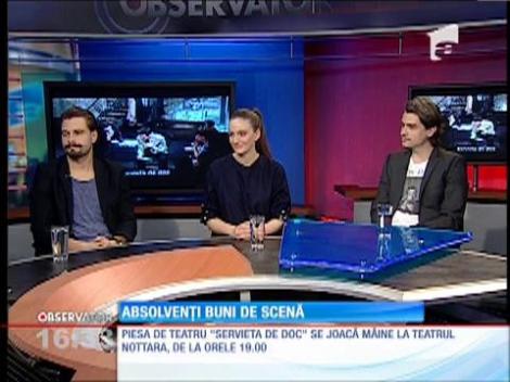 Absolvenții Facultății de Teatru vor pune în scenă piesa ”Servieta de doc”