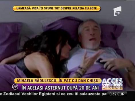 Mihaela Rădulescu, în pat cu Dan Chişu