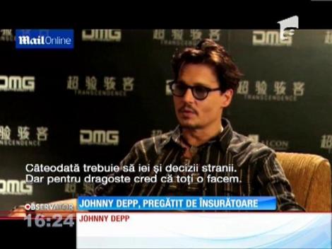 La 50 de ani, Johnny Depp pare decis să renunţe la burlăcie