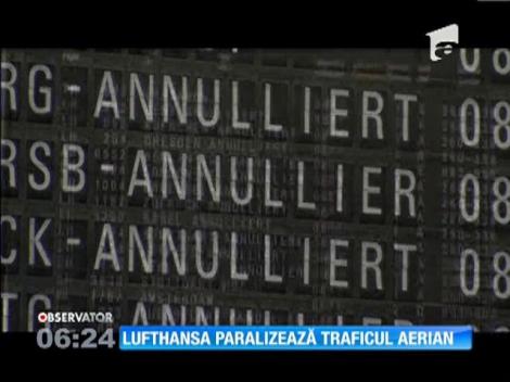 Angajaţii de la Lufthansa au intrat în grevă