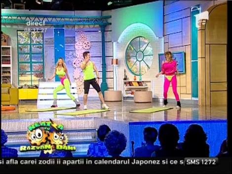 Flavia şi Roxana, supuse unui test de condiţie fizică