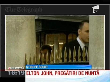 Sir Elton John şi iubitul lui, David Furnish, se pregătesc de nuntă!