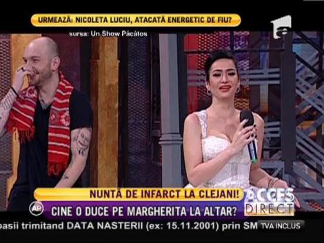 Margherita a îmbrăcat rochia de mireasă!