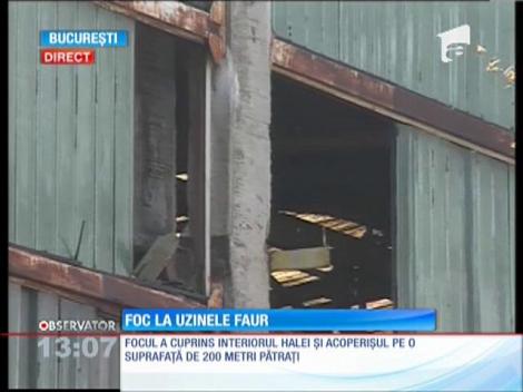 Incendiu pe platforma Faur