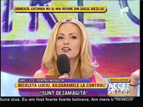 Nicoleta Luciu, kilogramele la control! Vedeta s-a urcat pe cântar, în direct!